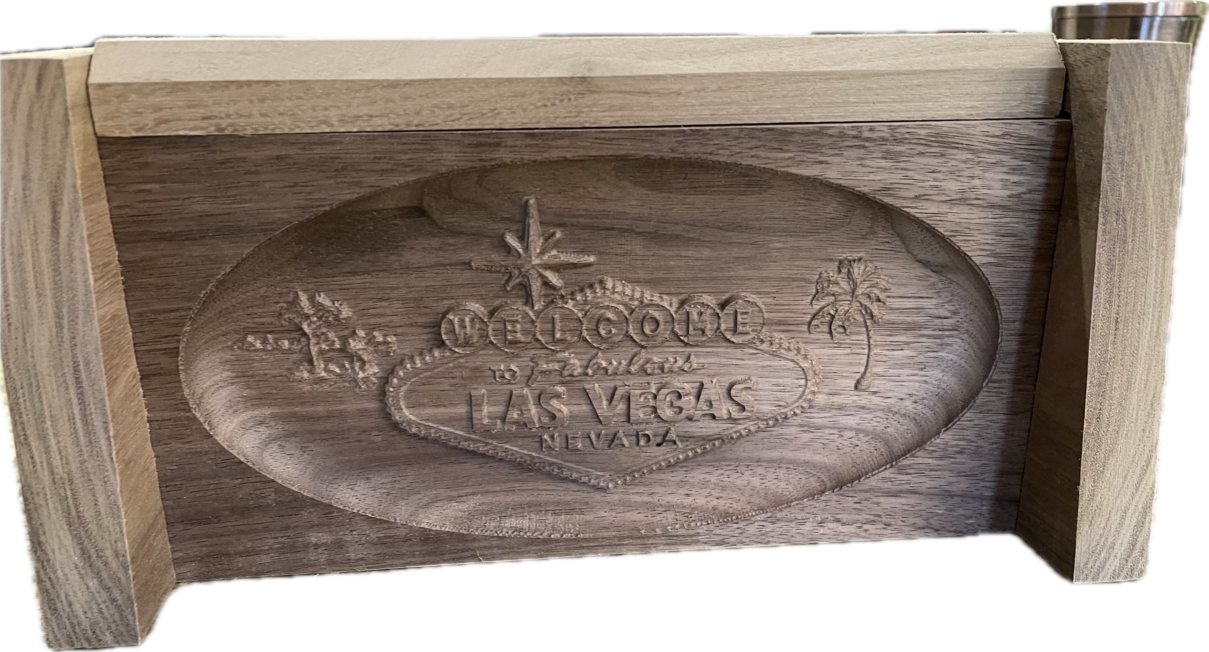 Las Vegas Welcome Sign on Keepsake Box